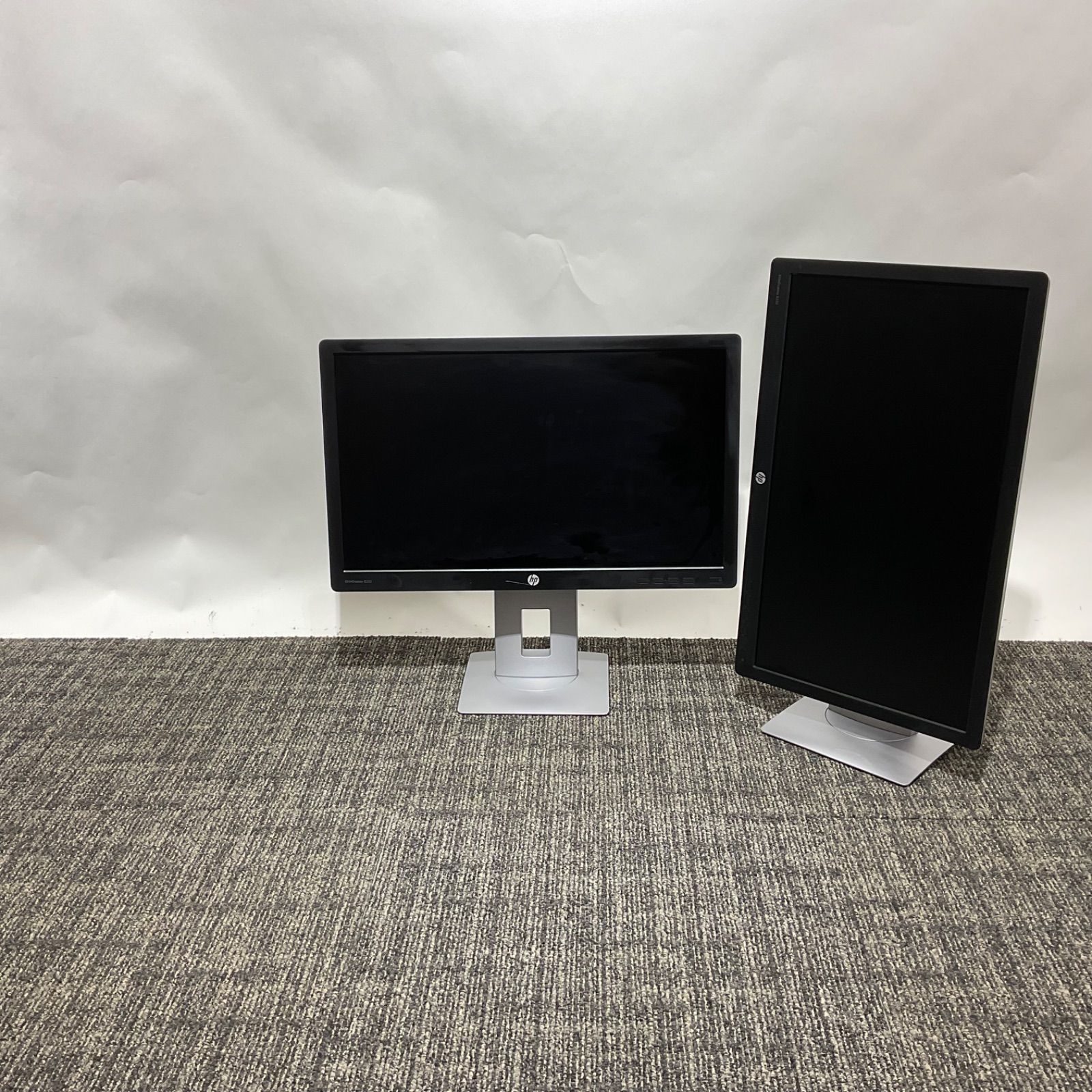 HP オフィス向け23インチモニター 2個売り!! 動作良好!! 清掃済み ドット抜けテスト問題なし 電源ケーブル HDMIケーブル付属