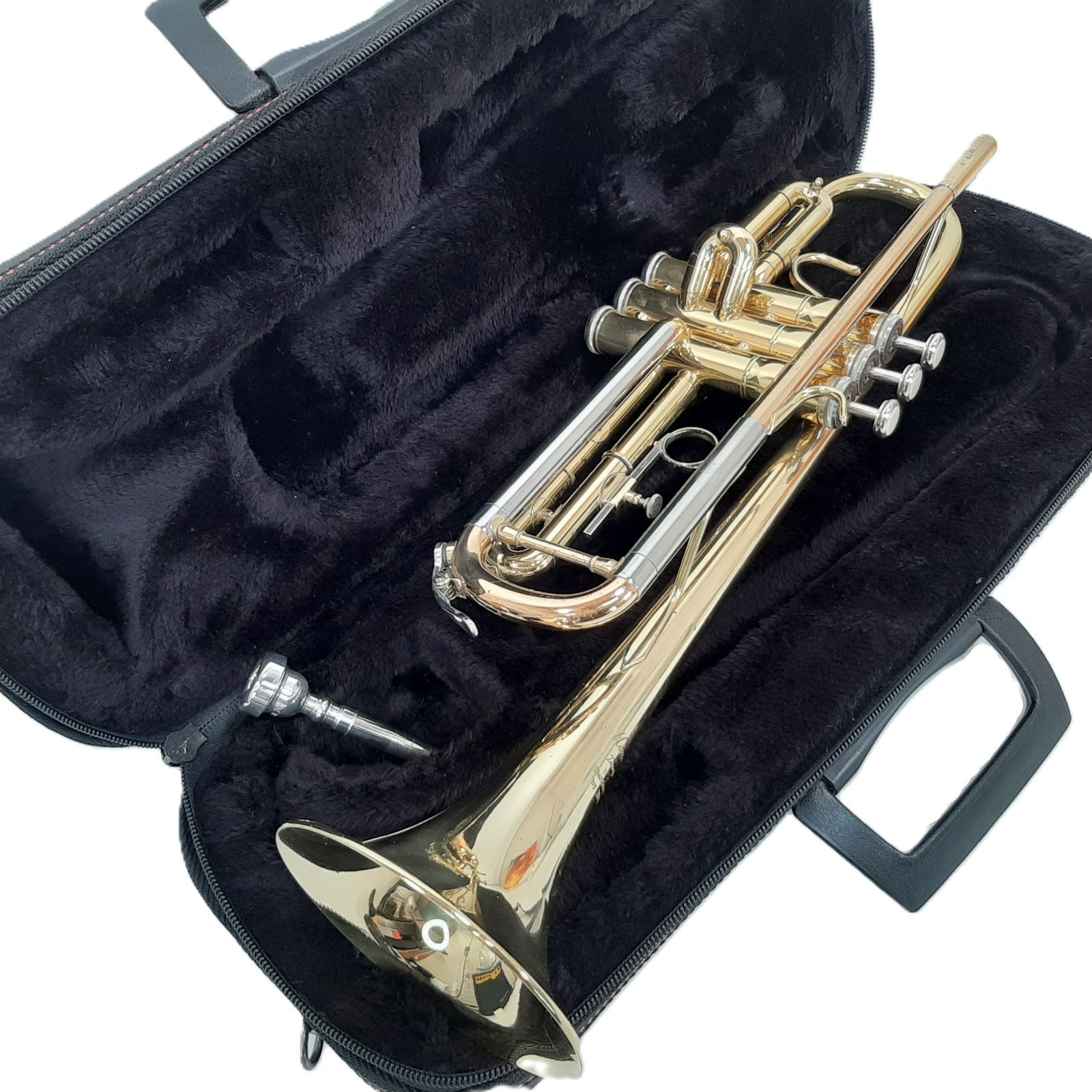 Minerva ミネルバ トランペット MTR-P ゴールド 管楽器 マウスピース ケース付き F 02067