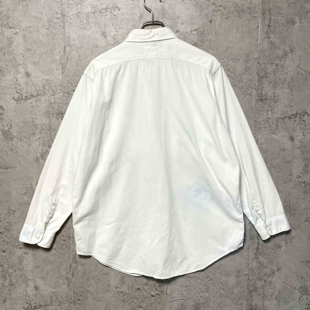 極美品 マディソンブルー ハンプトン シャンブレーシャツ 刺繍 01 マディソンブルー ハンプトン シャンブレー シャツ 01 ブルー