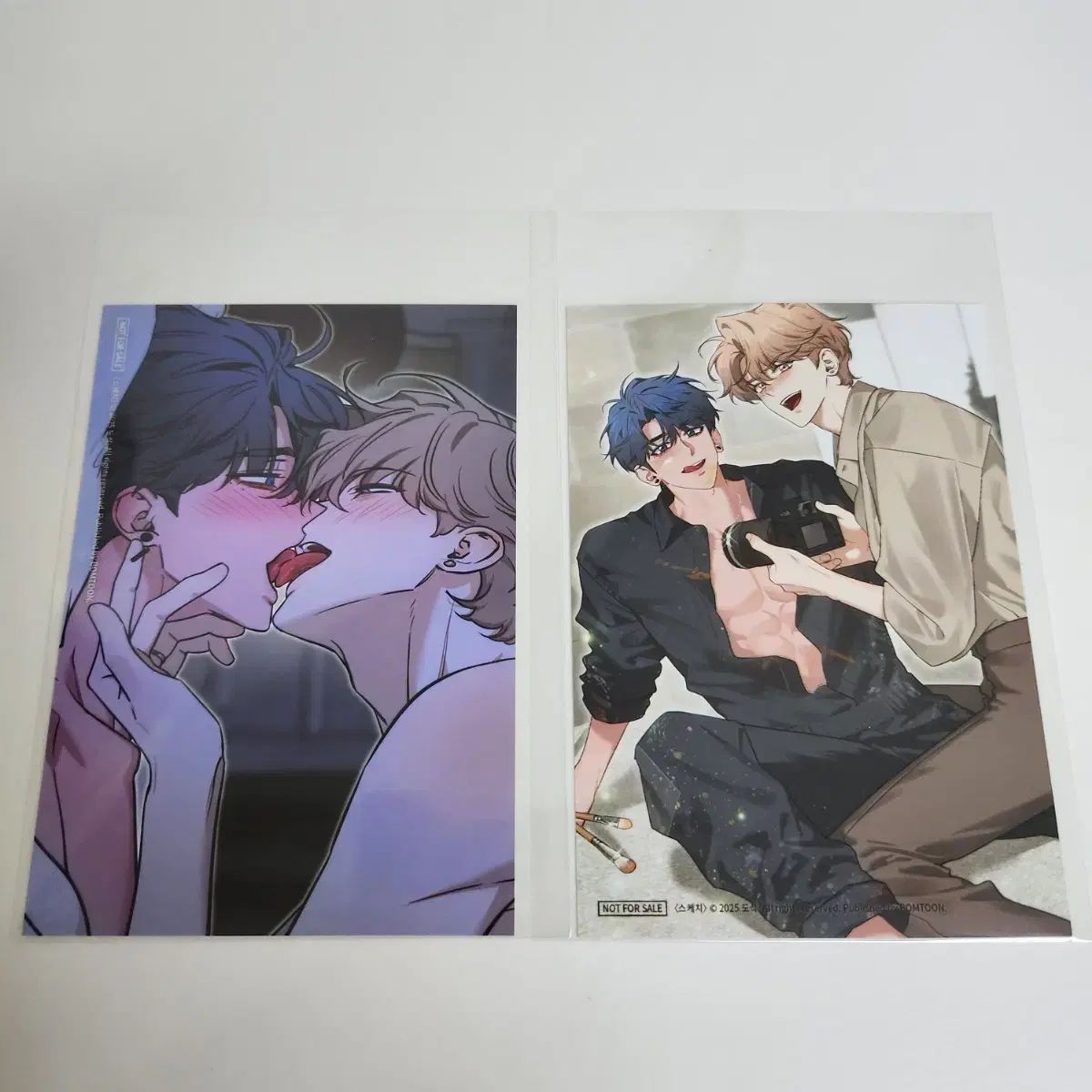 BOMTOONポップアップ BOM SWEET HOME スケッチ ヘザー スキンシップ プリント写真