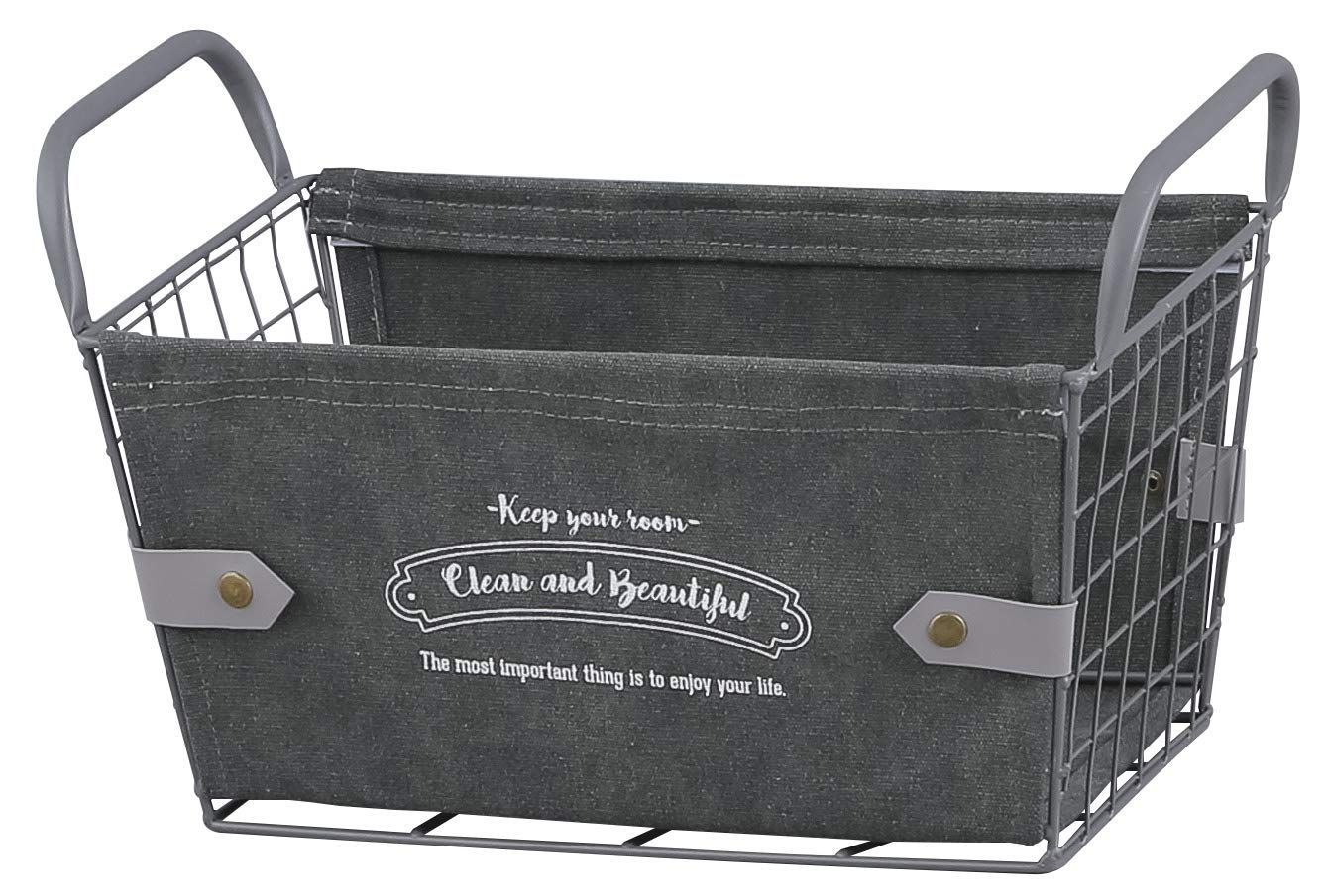 【数量限定】アビテ(Habiter) ルメナージュバスケット グレー S FW-201-GY