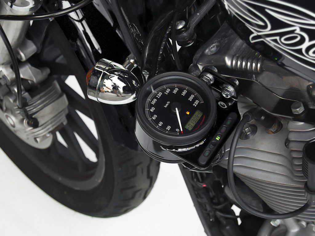 MOTOR ROCK モーターロック スポーツスター XL 04 メーター移設ステー MR EL 007 メーター パーツ バイク