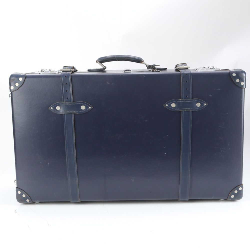グローブトロッター レザー スーツケース キャリーケース バッグ 出張 旅行 トランク ネイビー 紺 メンズ RWM CZ7-4