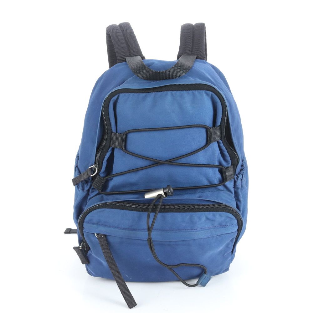 プラダ テスート ナイロン ブルー リュックサック リュック バックパック ショルダー バッグ A4 メンズ CWM CZ6-2