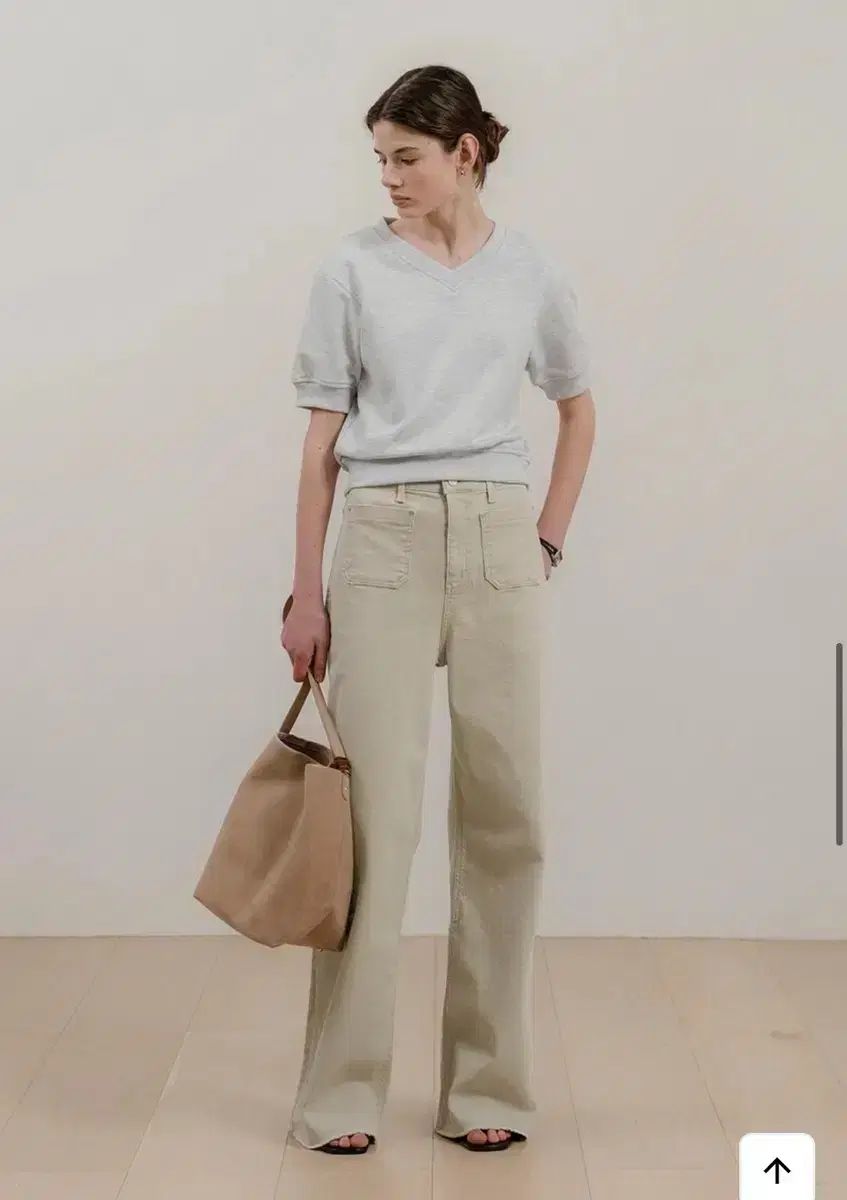 UMER 400 Sicily ソイ ベージュ ワイドパンツ レディース スラックス レディース コットン パンツ