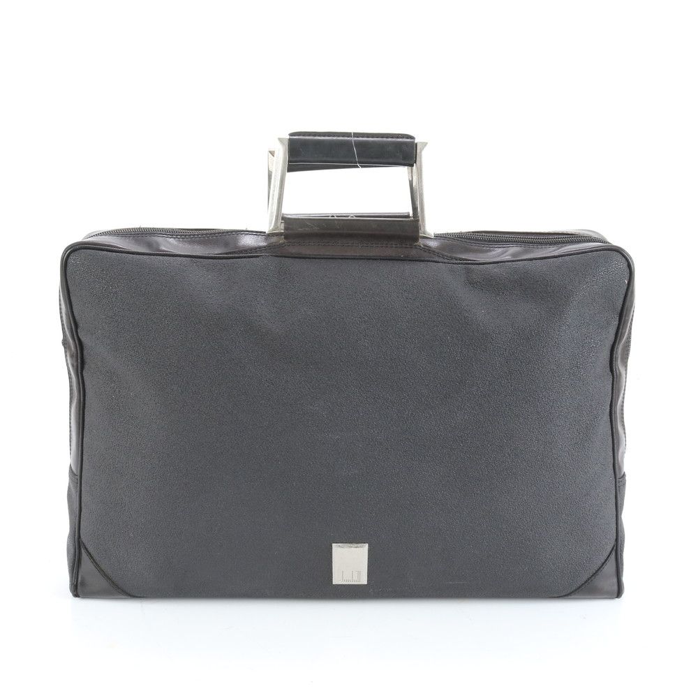 ダンヒル レザー ビジネス バッグ 書類鞄 ブリーフケース トート 通勤 ブラック 黒 A 4 メンズ EUM CZ 8 6