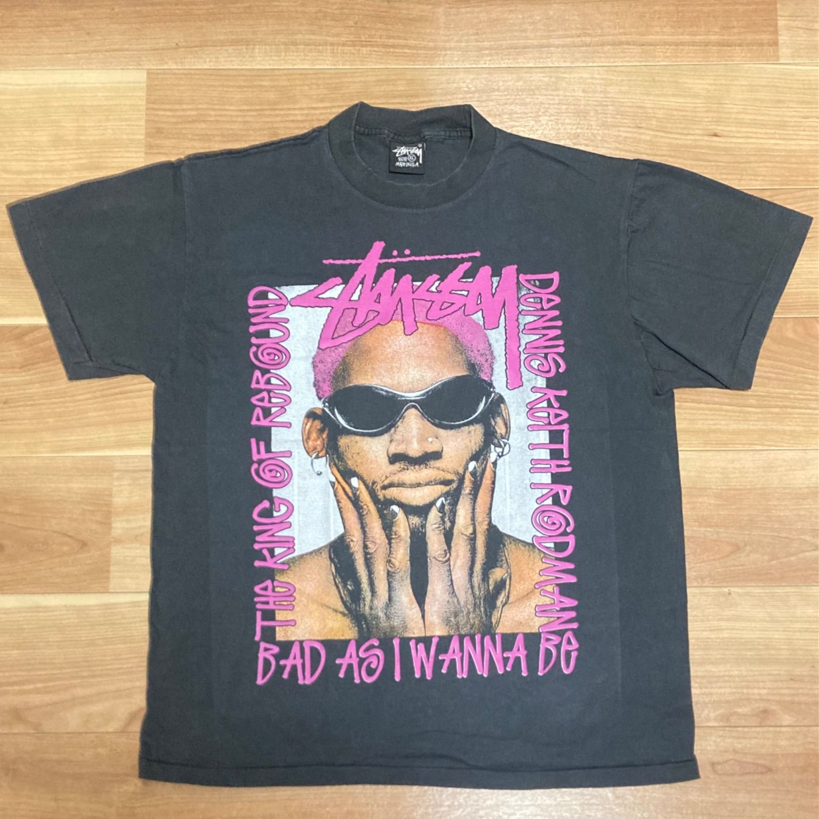 未着用美品 STUSSY Tシャツ デニス・ロッドマン Dennis Rodman Chicago