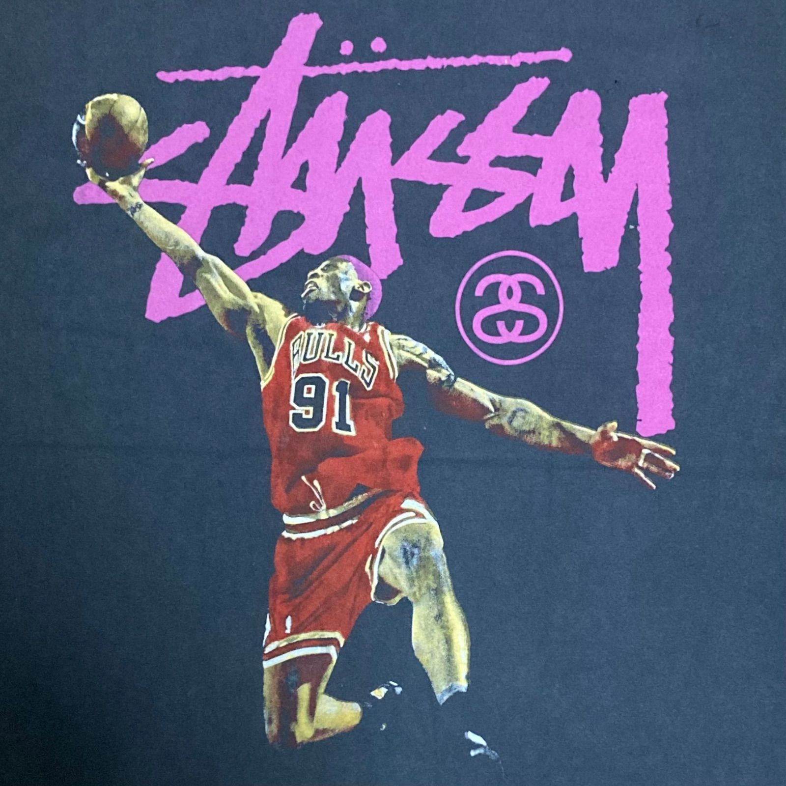 未着用美品 STUSSY Tシャツ デニス・ロッドマン Dennis Rodman Chicago