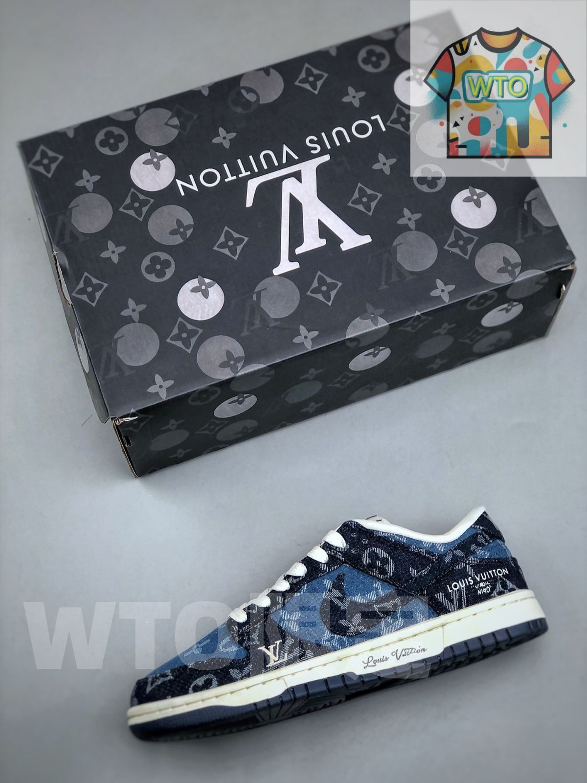 Low LVジョイントデニムブルーアニバーサリー