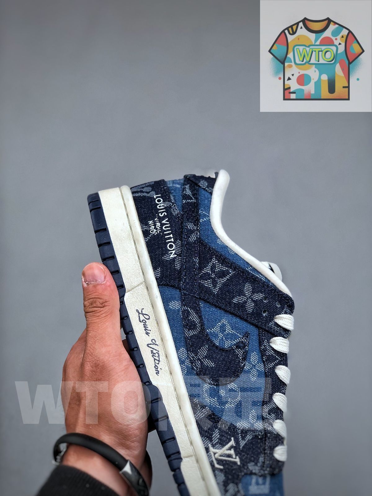 Low LVジョイントデニムブルーアニバーサリー