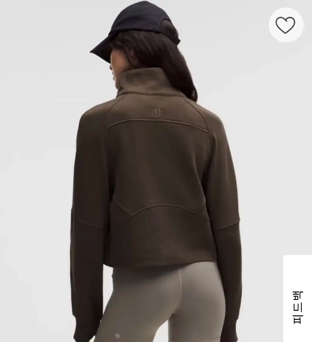 lululemon ルルレモン オーバーサイズド ファネルネック スキューバ ハーフジップアップ xs
