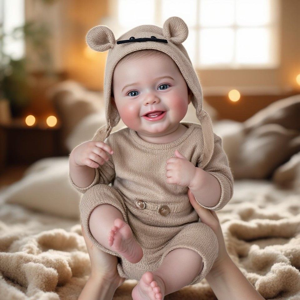 45 cmフルボディビニール製ベビードール