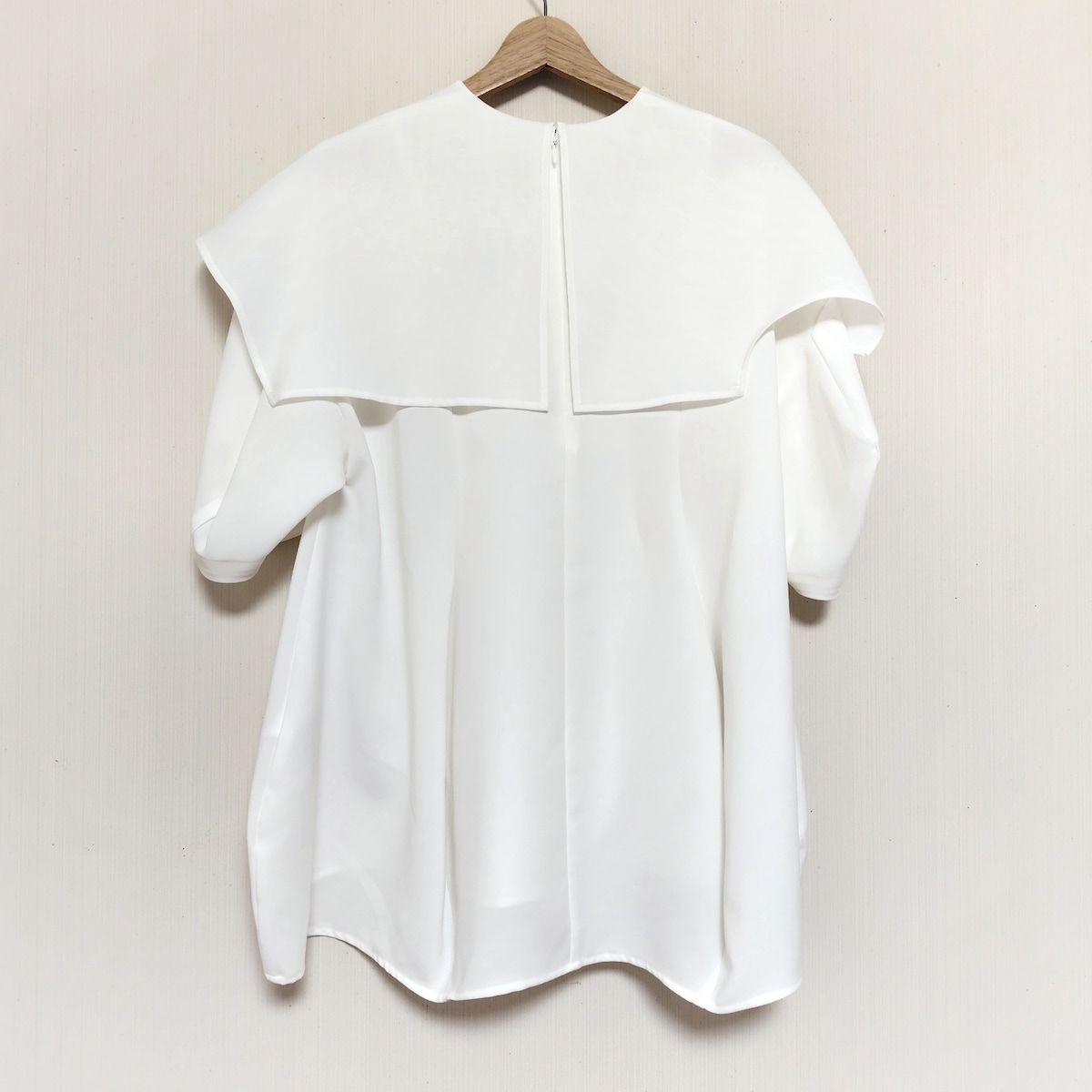 ENFOLD エンフォルド 半袖カットソー サイズ38 M レディース - 白 変形デザイン