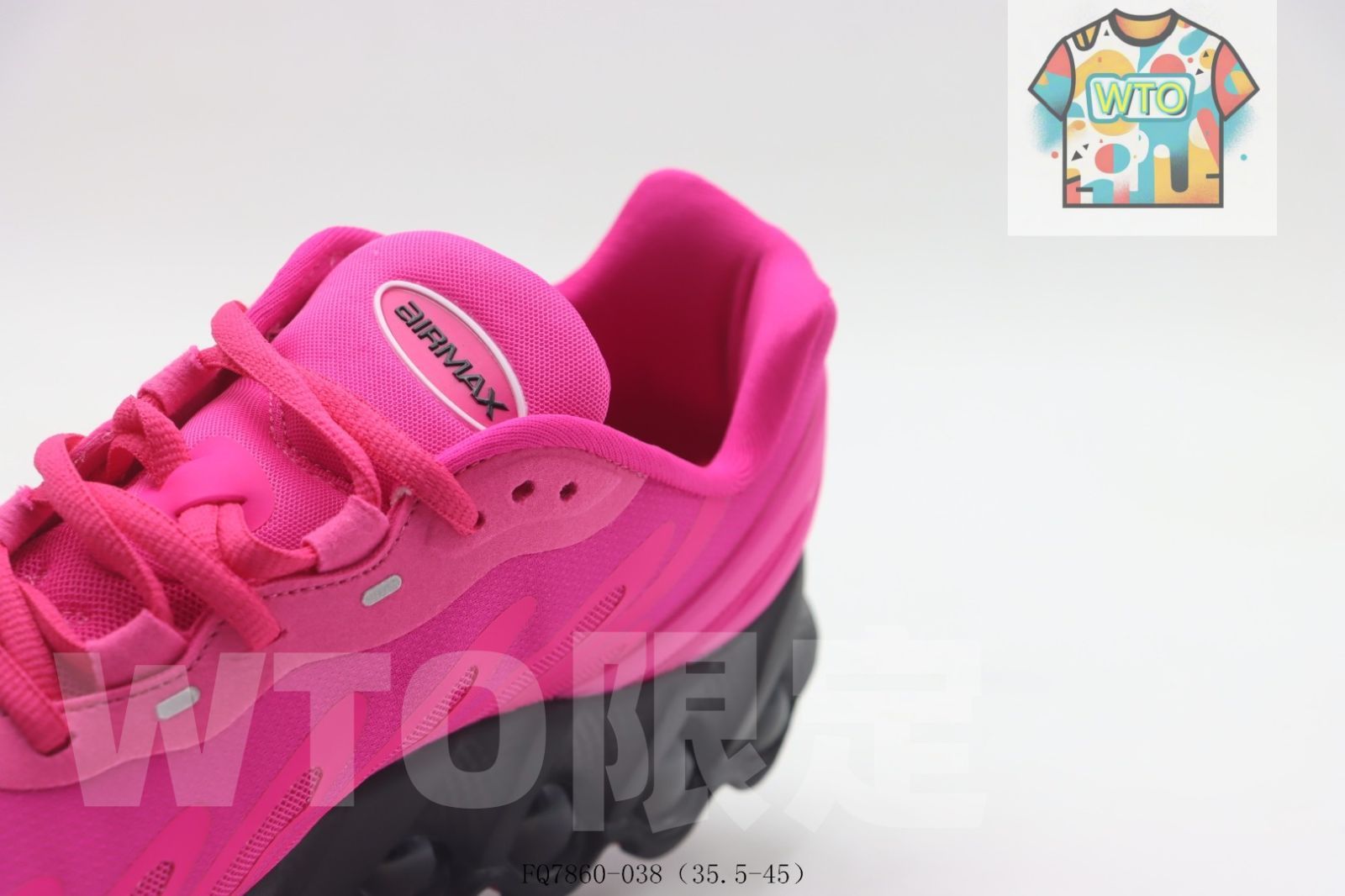 ナイキMAXランニングシューズ ピンクブラック