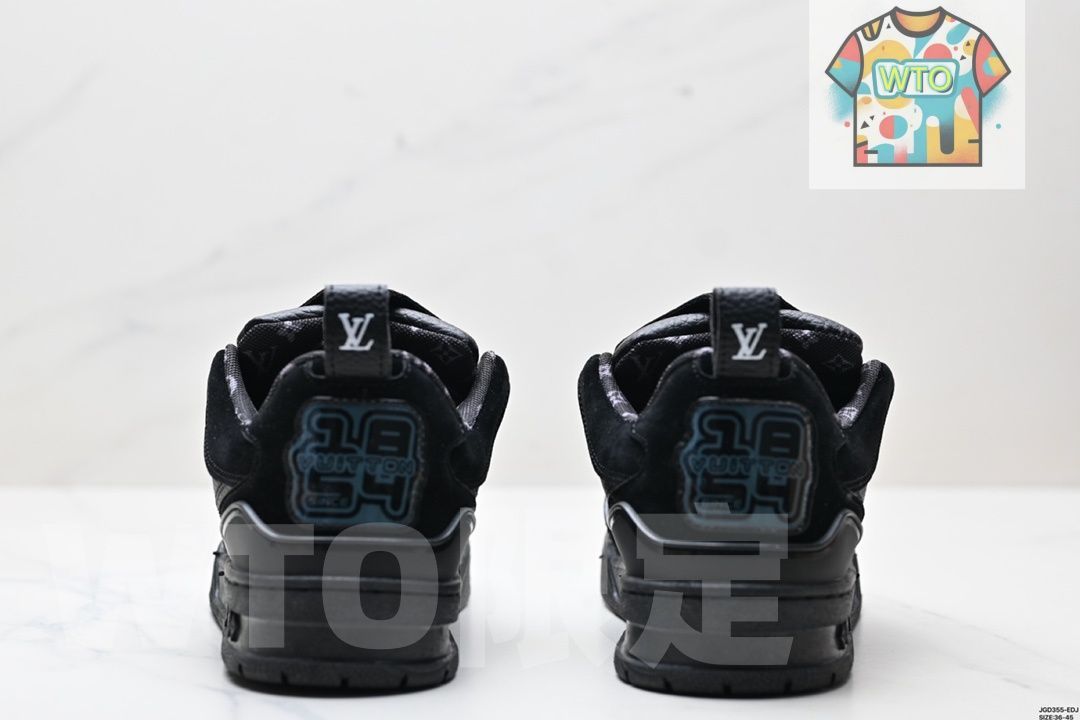  LV ルイ ヴィトン メンズ スニーカー 90スケート グレインレザー 02 WTO輸入2 スニーカー 靴