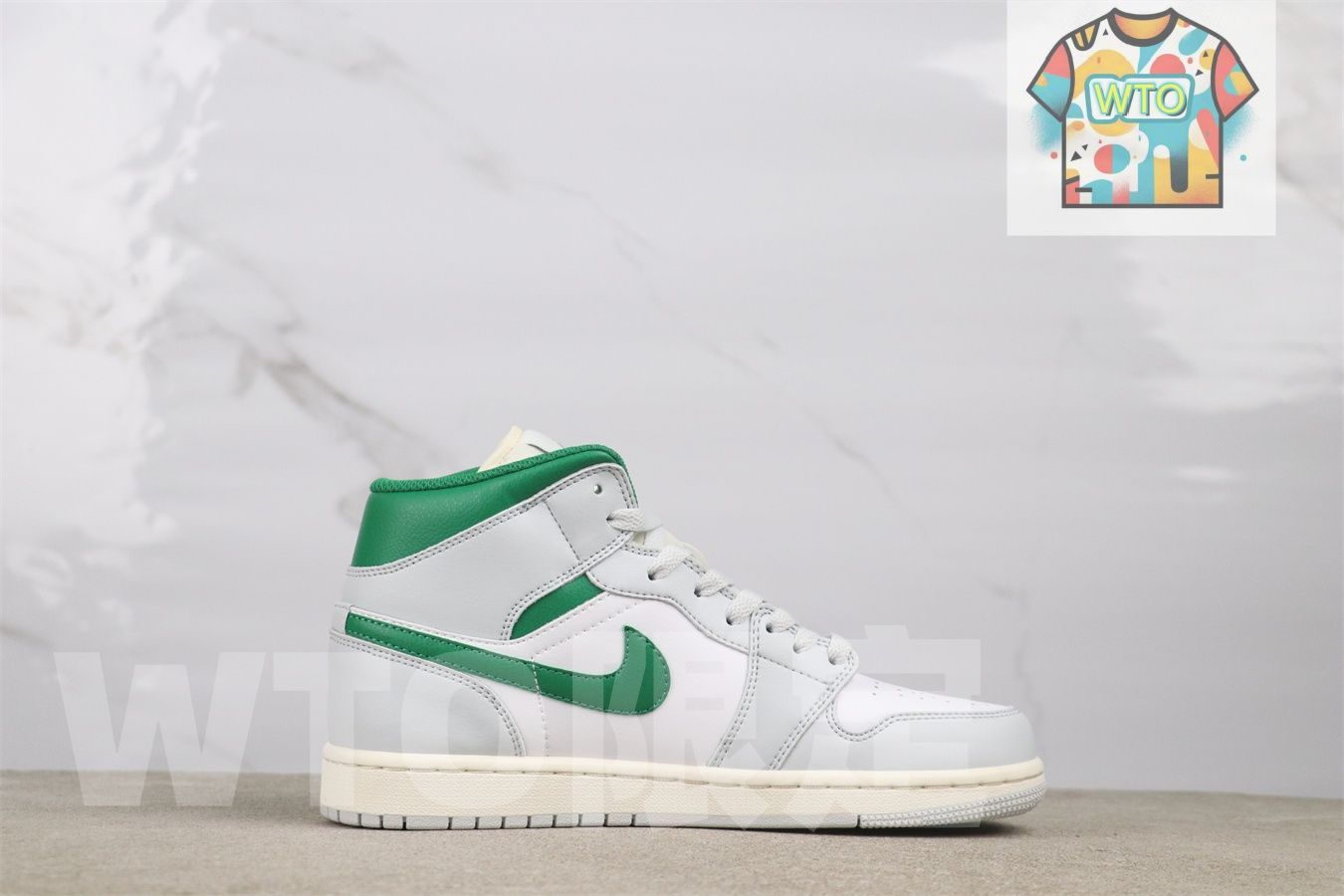 ジョーダン1代ミッドシリーズ エアジョーダン 1 ミッド 品番 DQ8423-142 ジョーダン1ミッドグレーグリーン