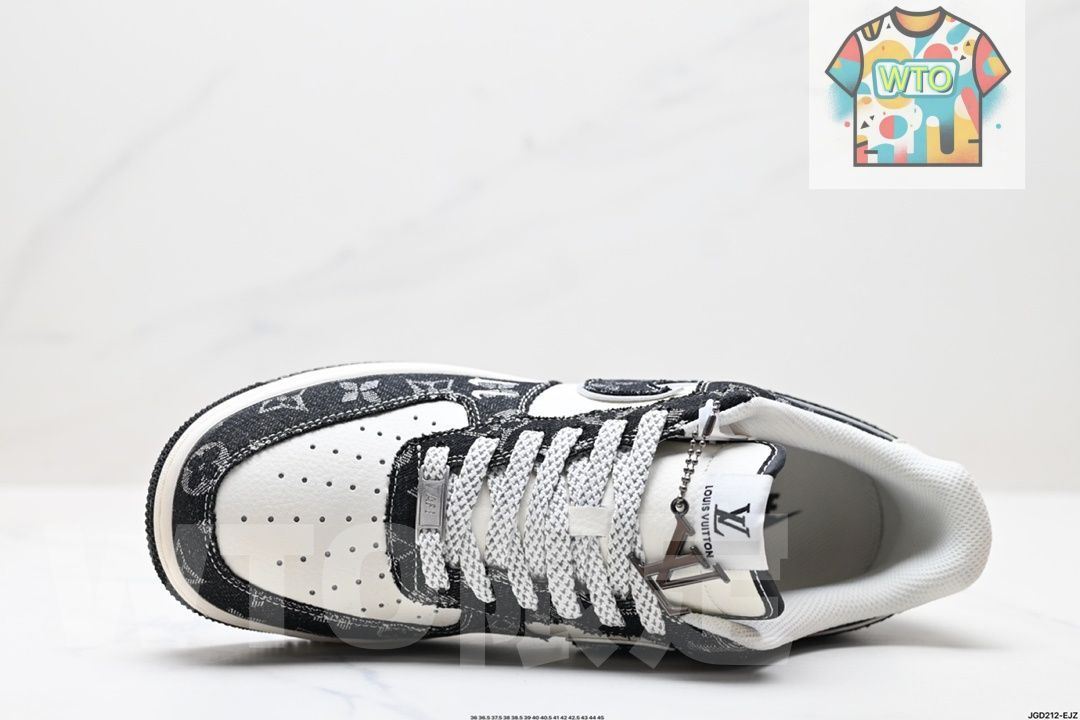 ナイキ エアフォース1 07 LV コラボレーション ローカット エアフォース 内蔵ハニカムエアクッション01-WTO輸入2