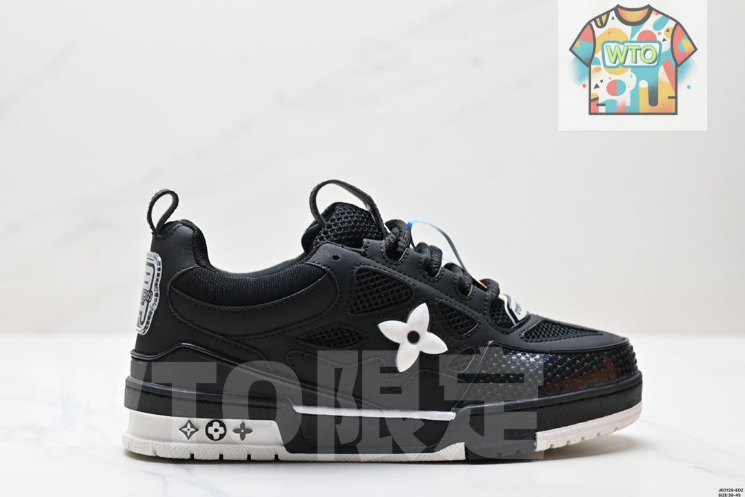 ルイ ヴィトン ルイヴィトン トレーナー スニーカー ロー カジュアル スポーツ カルチャー マッチング スニーカー11-WTO輸入2