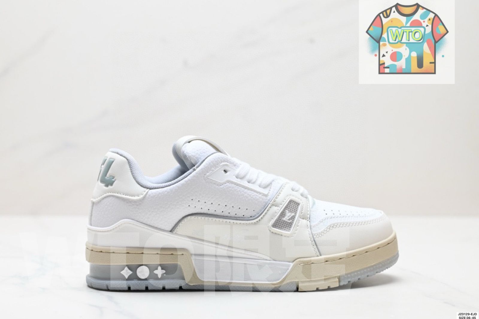 ルイ ヴィトン ルイヴィトン トレーナー スニーカー ロー カジュアル スポーツ カルチャー スタイリッシュ スニーカー02-WTO輸入2