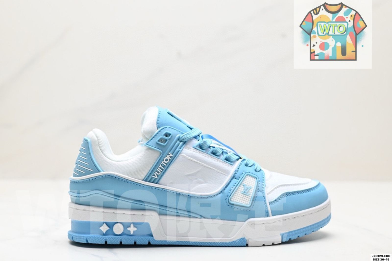 ルイ ヴィトン ルイヴィトン トレーナー スニーカー ロー カジュアル スポーツ カルチャー マッチング スニーカー04-WTO輸入2