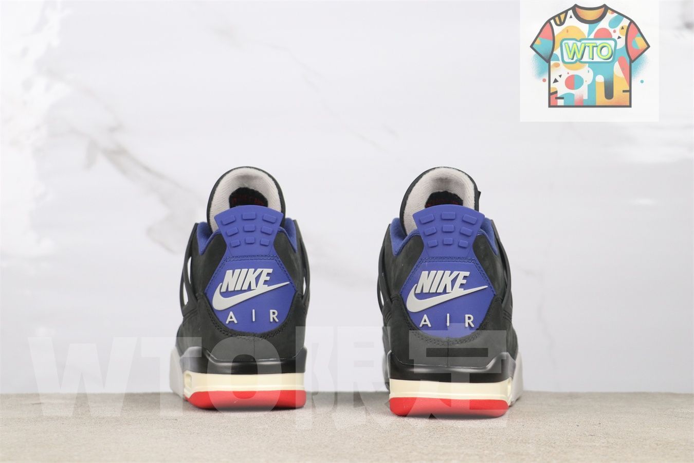  ナイキ エアジョーダン4 レトロ ブラック ファイヤーレッド ディープロイヤル FV 5029 003 スニーカー 靴