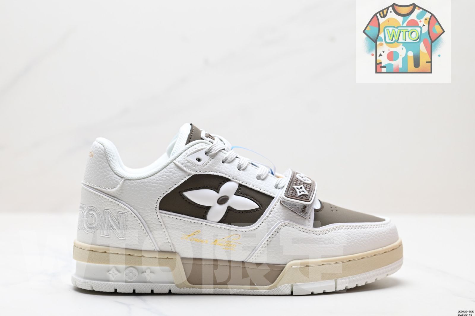 ルイ ヴィトン ルイヴィトン トレーナー スニーカー ロー カジュアル スポーツ カルチャー マッチング スニーカー09-WTO輸入2