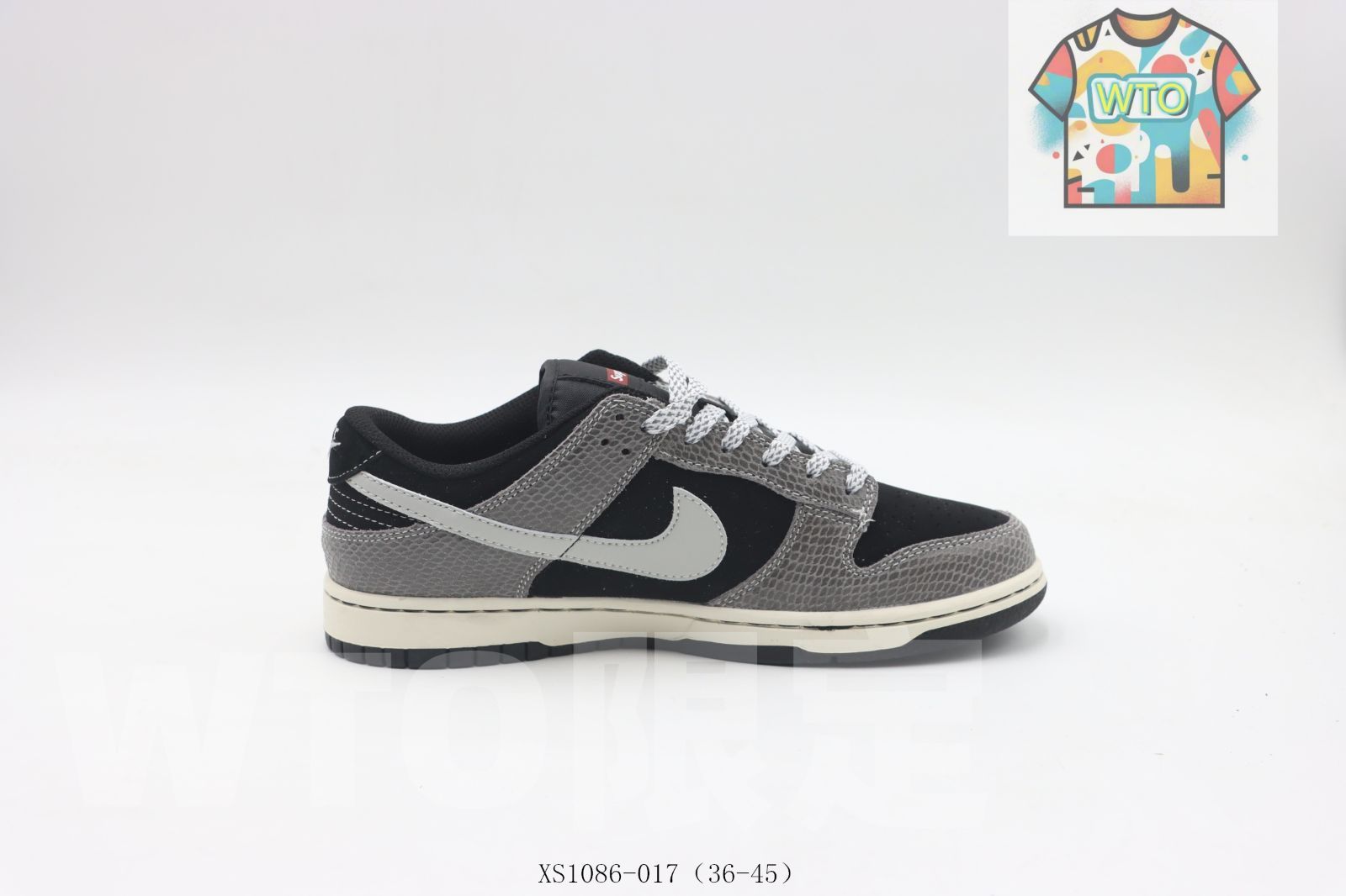 ナイキ NIKE ナイキSBローカットスケートシューズ ブラック&グレー 品番 XS1086-017