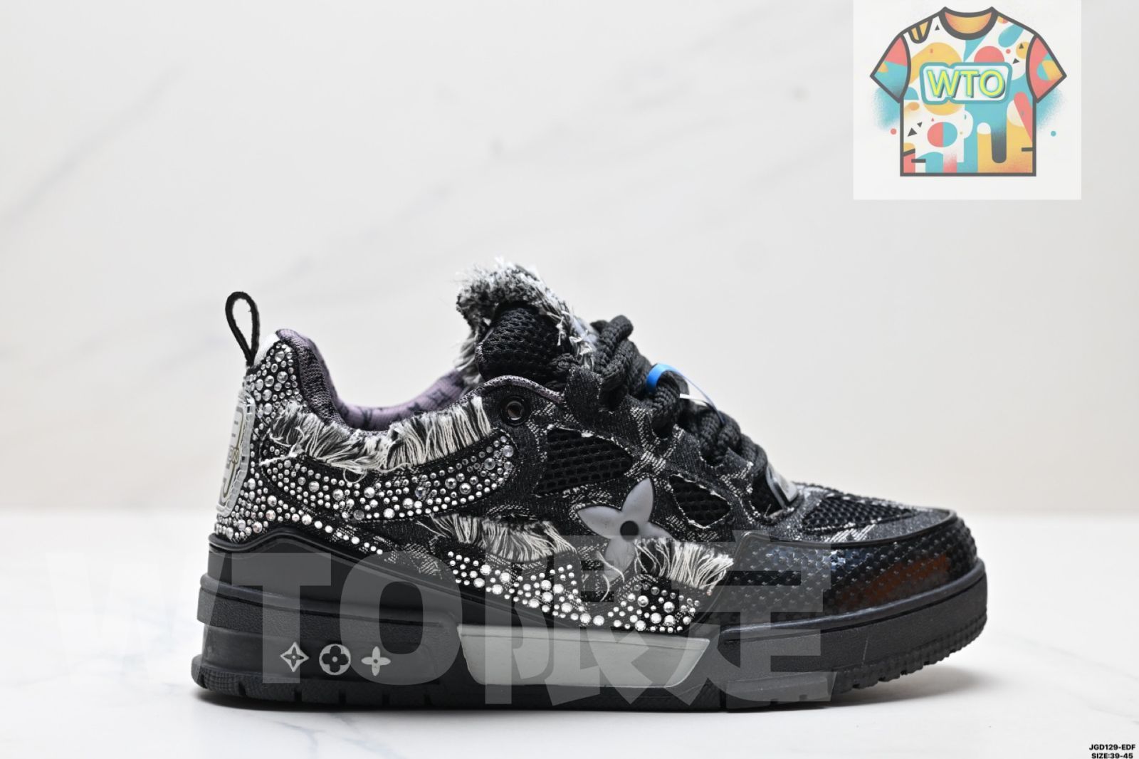 ルイ ヴィトン ルイヴィトン トレーナー スニーカー ロー カジュアル スポーツ カルチャー マッチング スニーカー07-WTO輸入2