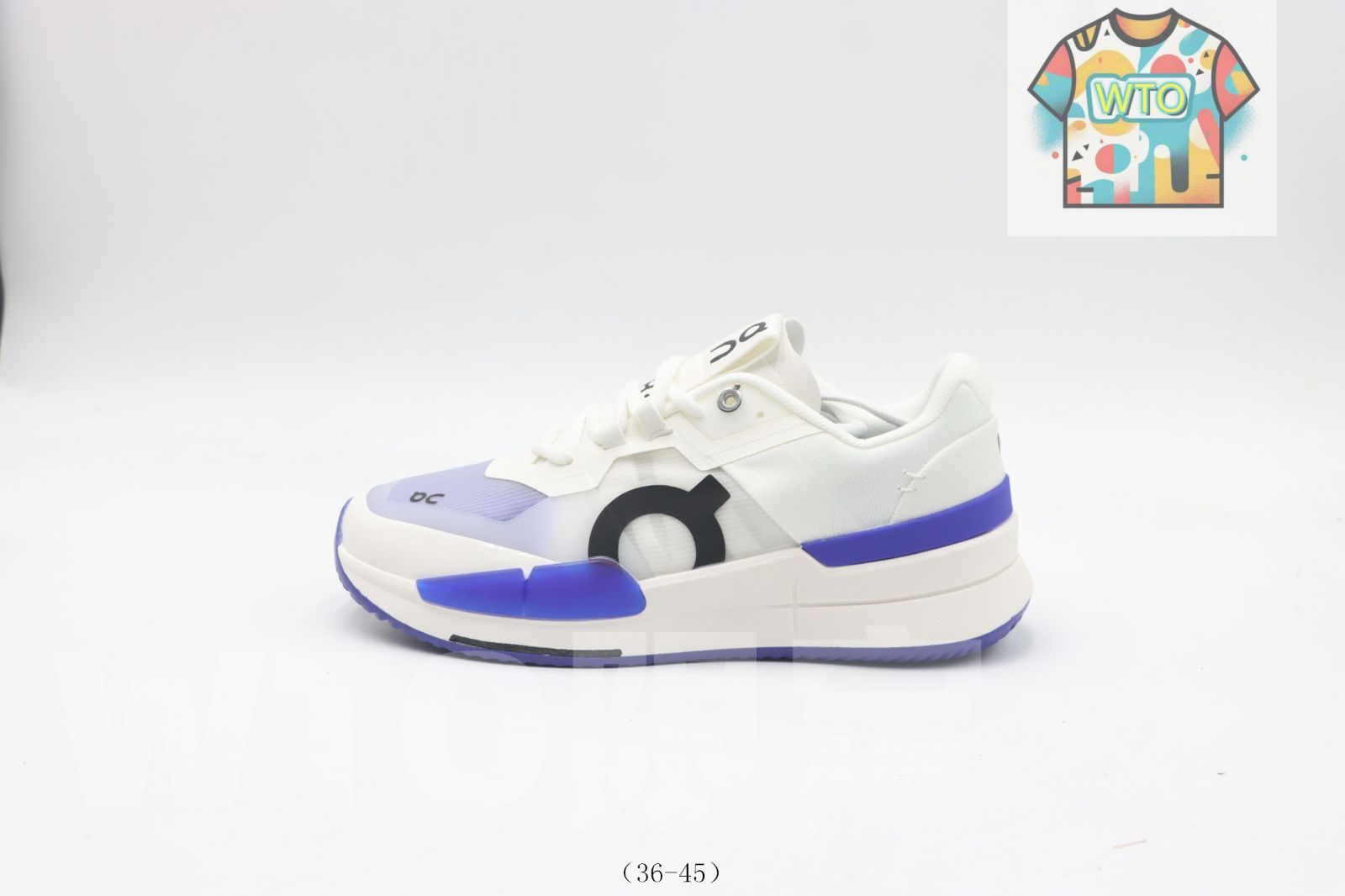 On-Runningランニングシューズ ホワイト&ブルー-WTO輸入2