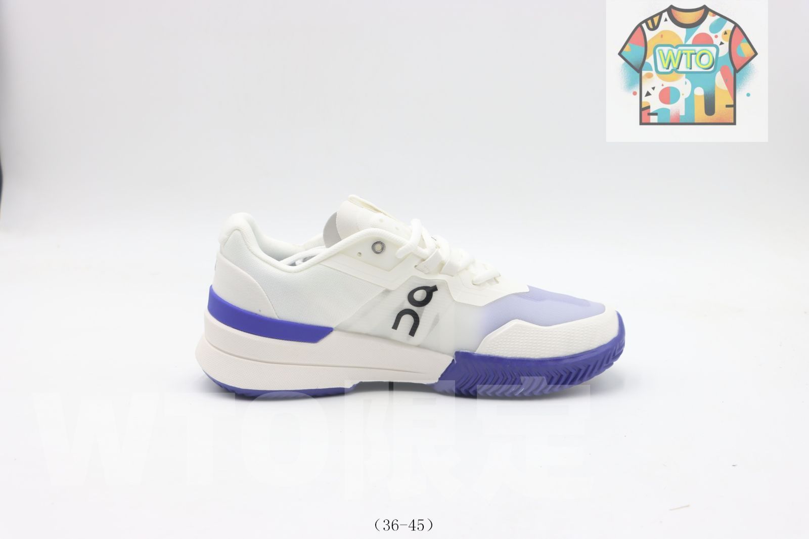 On-Runningランニングシューズ ホワイト&ブルー-WTO輸入2