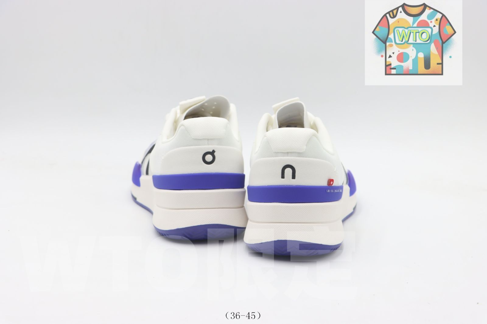 Runningランニングシューズ ホワイト＆ブルー