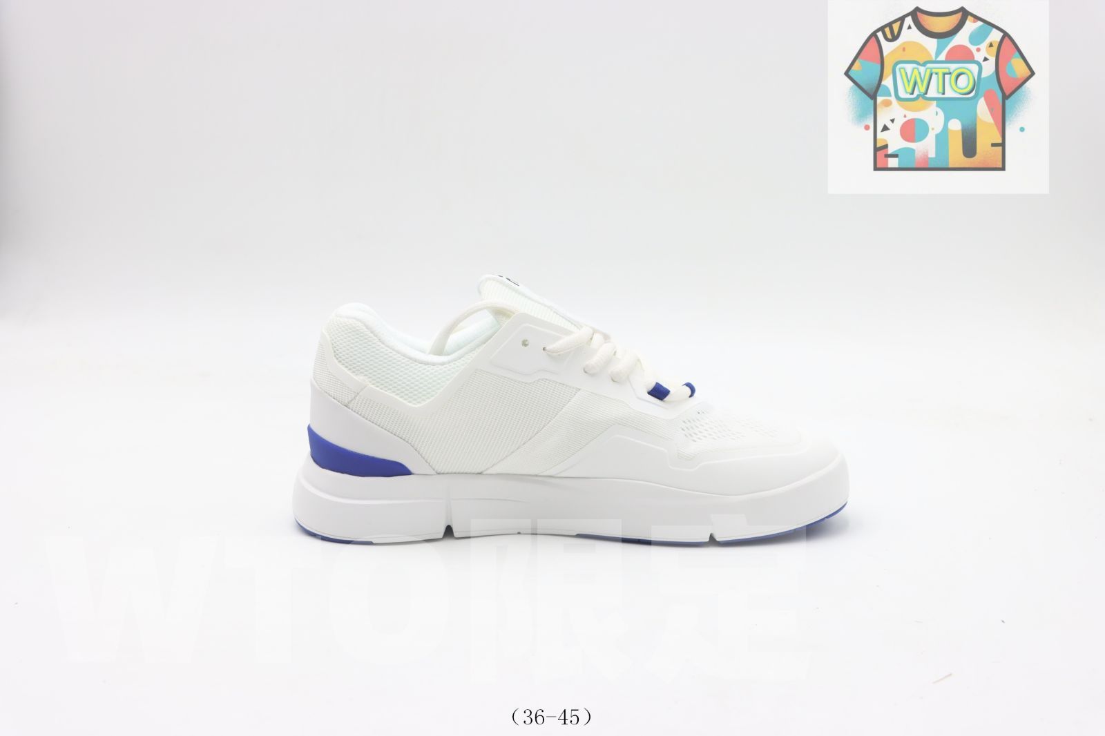 On-Runningランニングシューズ ブルー&ホワイト-WTO輸入2