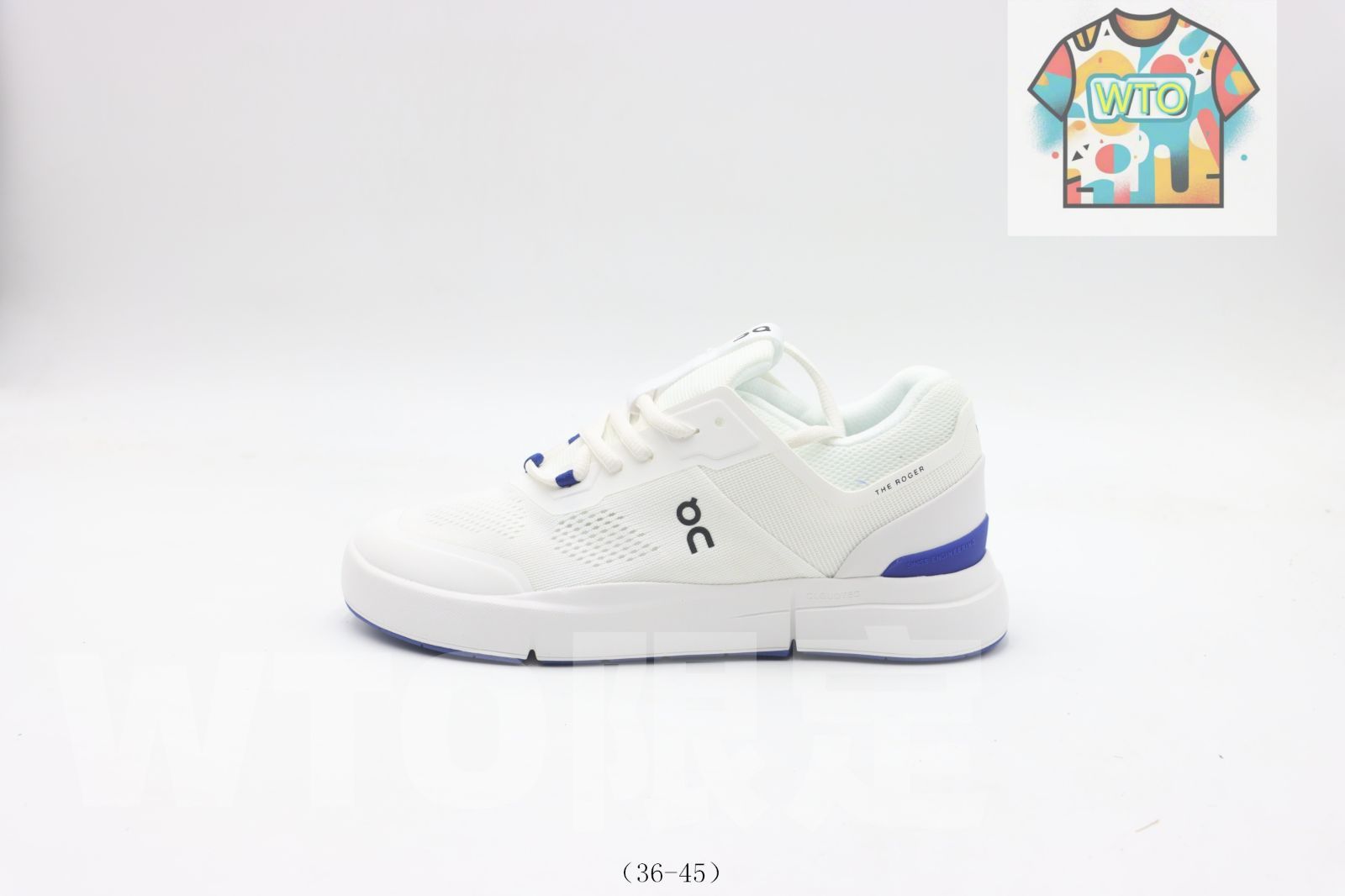 On-Runningランニングシューズ ブルー&ホワイト-WTO輸入2