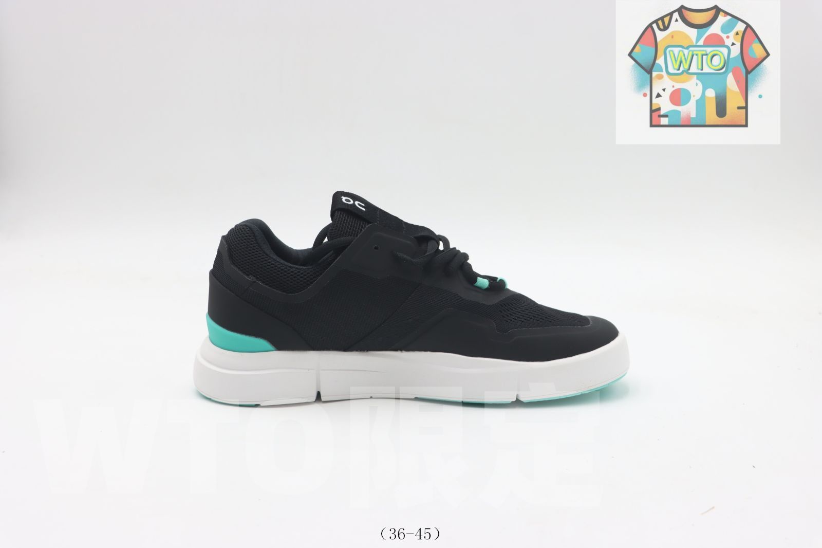 On-Runningランニングシューズ ブラック&ブルー -WTO輸入2