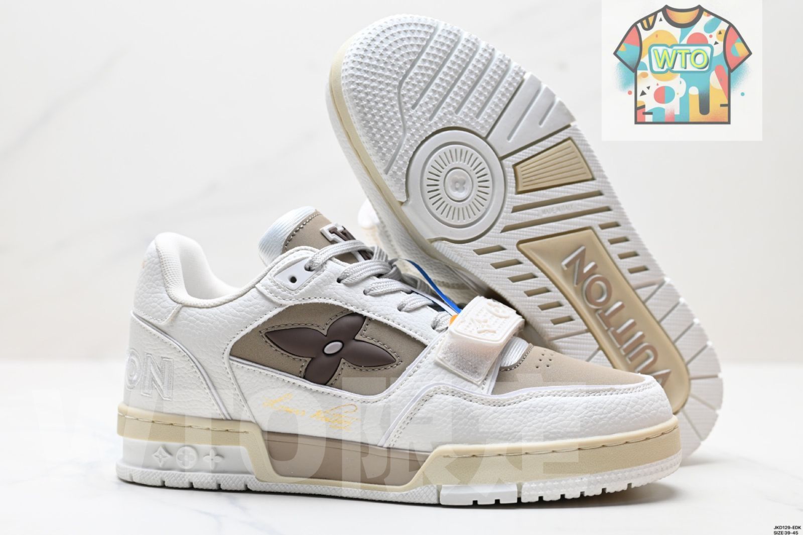  ルイ ヴィトン ルイヴィトン トレーナー スニーカー ロー カジュアル スポーツ カルチャー マッチング スニーカー08 WTO輸入2 スニーカー 靴