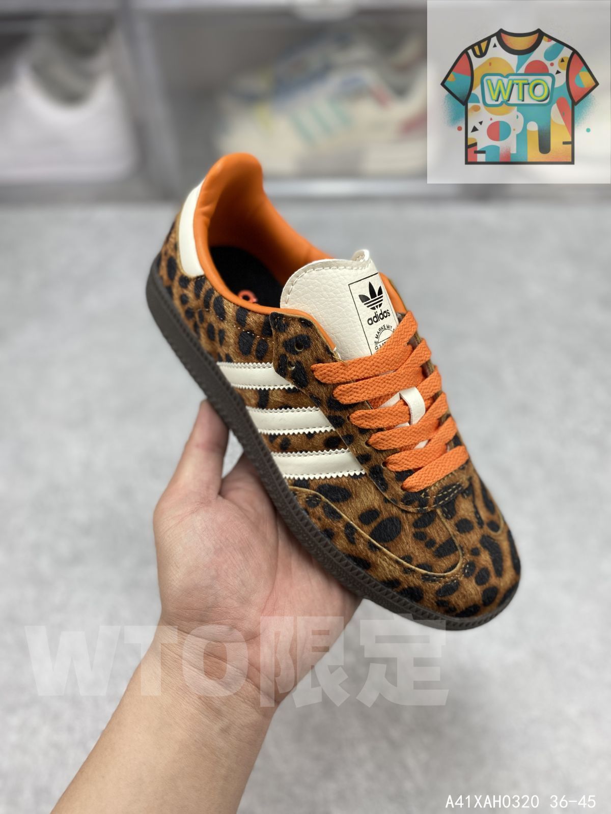 アディダスオリジナルス ウィメンズ サンバ OG レオパード プリラブドレッド JI2734-WTO輸入2