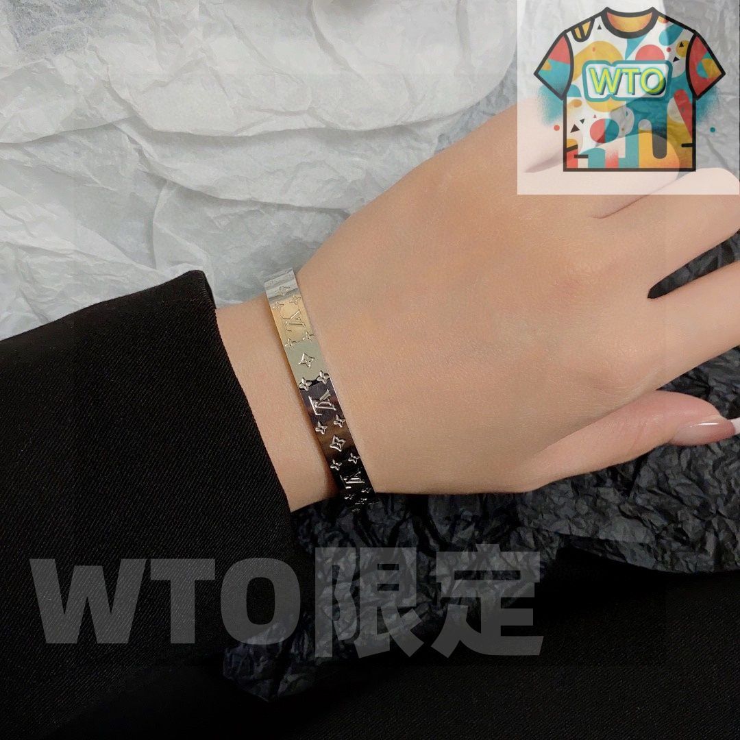 LV プリントレザーブレスレット ルイ ヴィトン