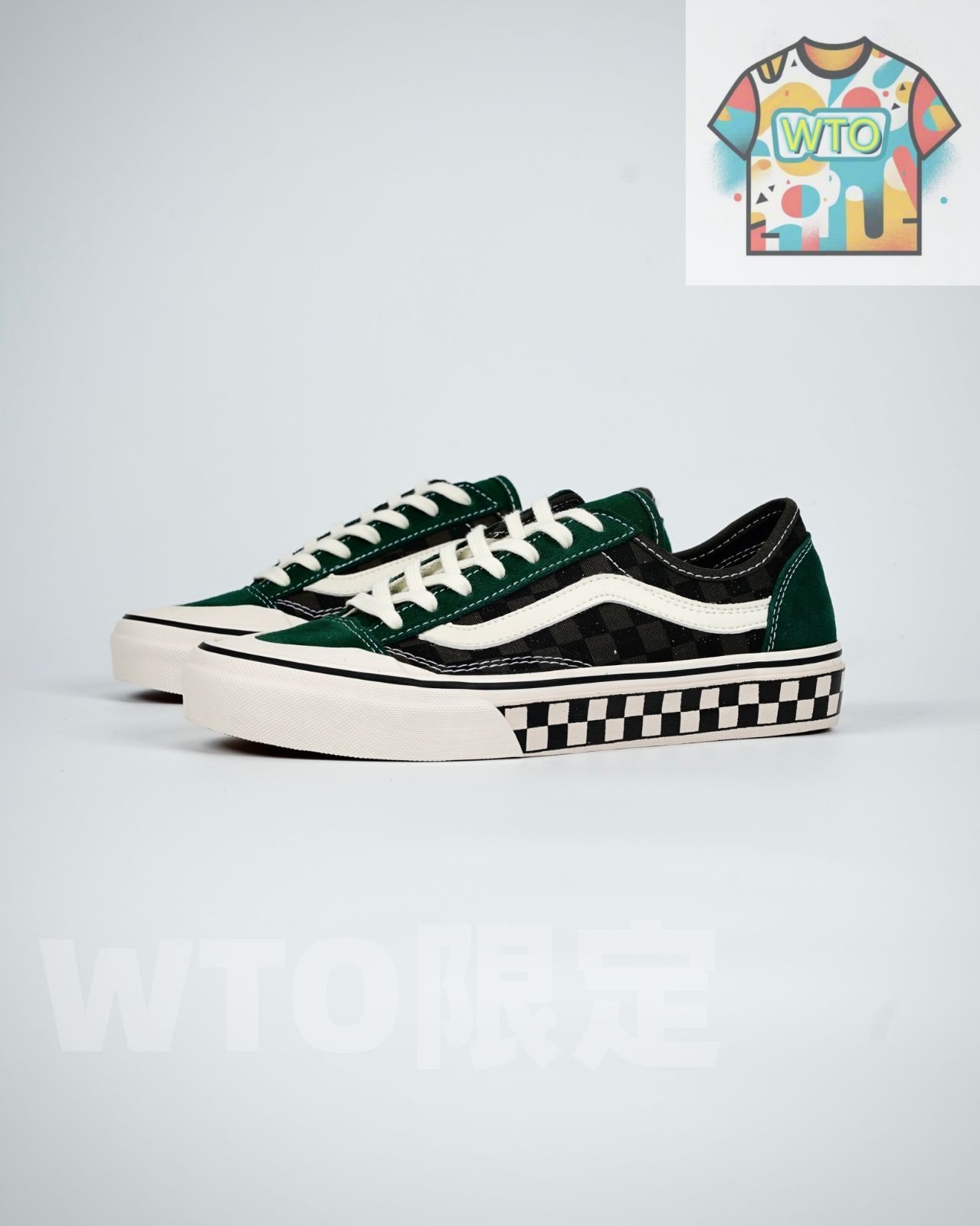 今日 Vans Style 136 Decon VR 3 ブラック グリーンチェッカーボード パッチワーク エコシリーズ 完全ヴァン化スケートシューズ 在庫 の な価格です WTO輸入2