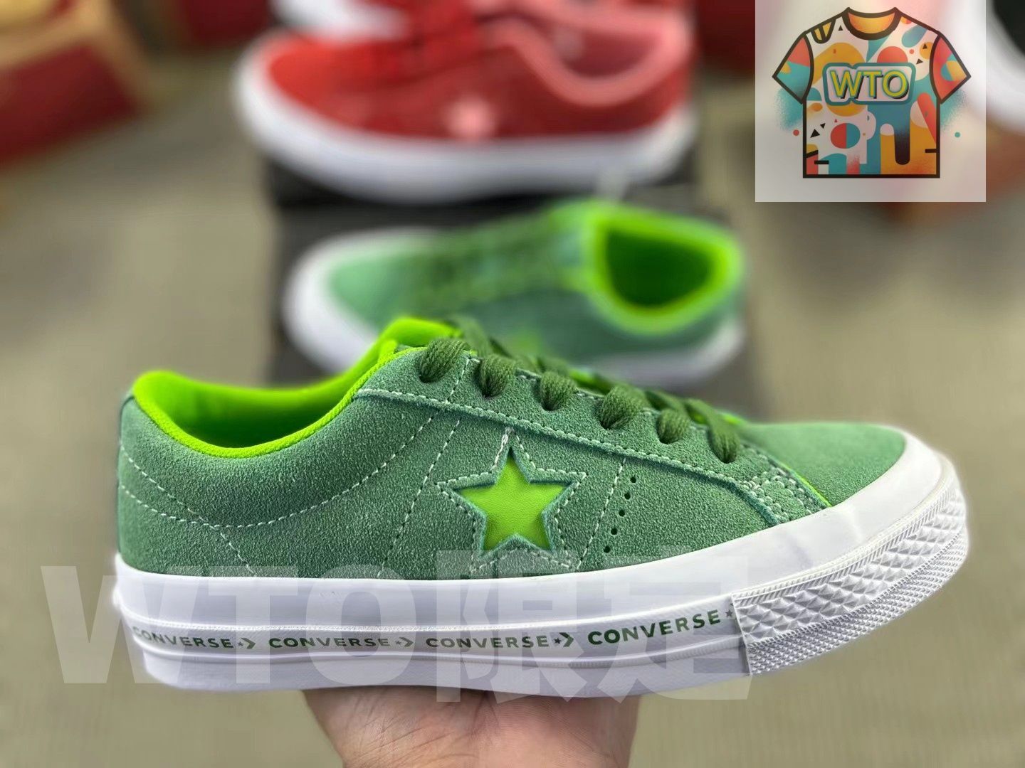 今日 Converse One Star クラシックスエードボードシューズ ミューグリーン 在庫 の な価格です -WTO輸入2