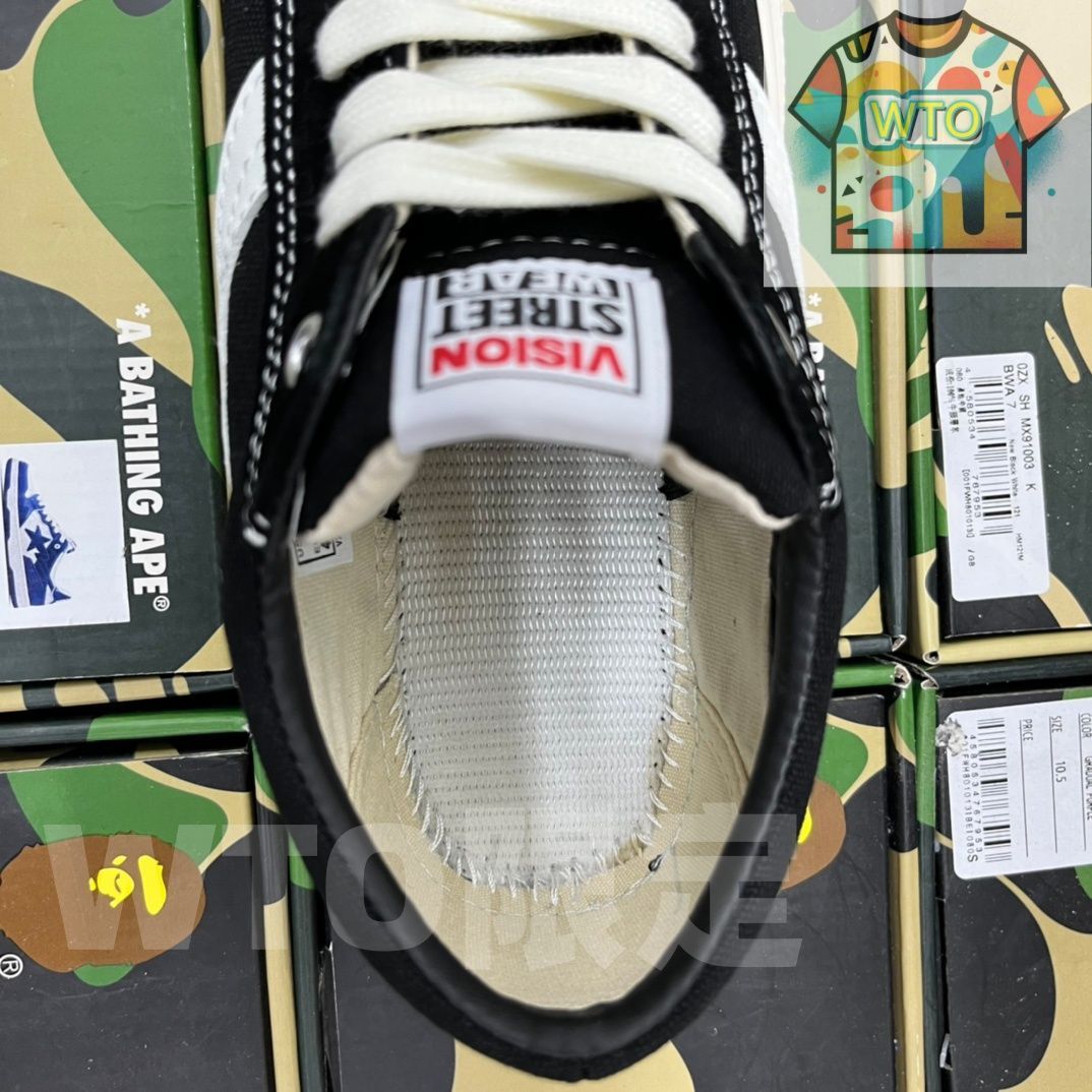 今日 Vision Street Wear X Odd Cirkus コラボレーション クラシック レトロ ブラック スエード キャンバス スニーカー 在庫 の な価格です -WTO輸入2 スニーカー キッズシューズ ベビー キッズ