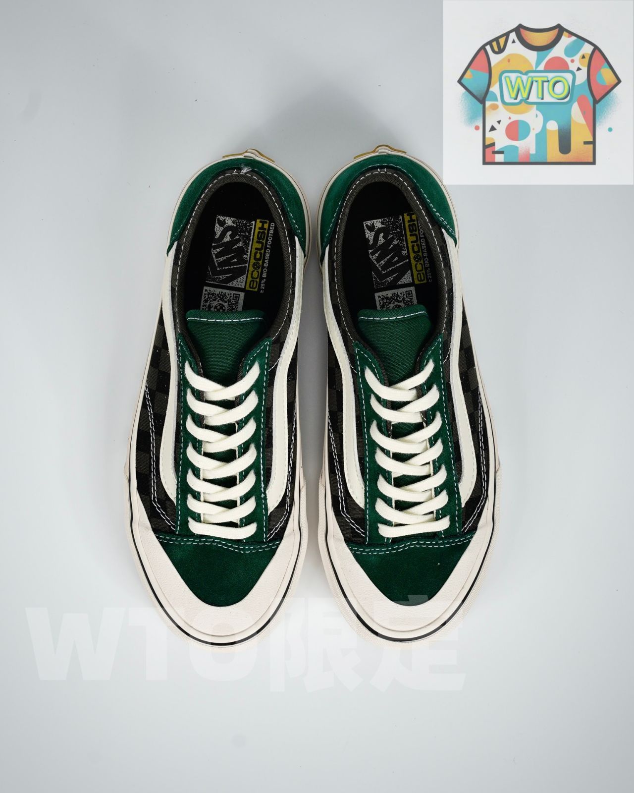 今日 Vans Style 136 Decon VR 3 ブラック - グリーンチェッカーボード パッチワーク エコシリーズ 完全ヴァン化スケートシューズ 在庫 の な価格です -WTO輸入2