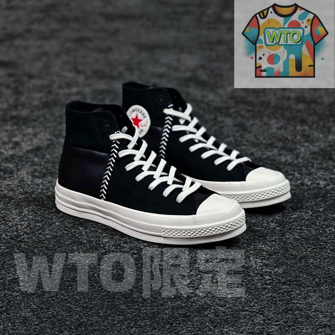 今日 Converse Chuck 1970 s 復古レザーパネル デコンストラクションスニーカー 在庫 の な価格です WTO輸入2