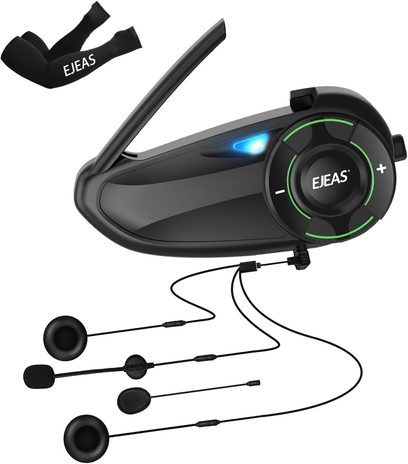 バイク用インカム 音楽ながら通話 6人同時Mesh通話 デュアルチップ Qualcomm 通信距離2000 m 1 3秒ワンクリック接続 HIFI音質