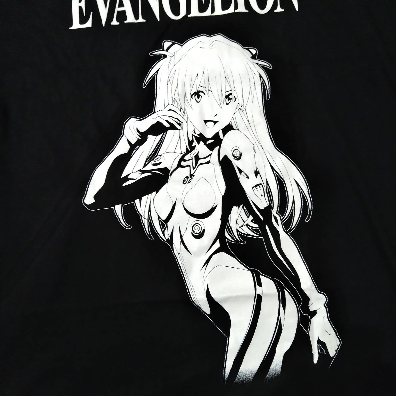 エヴァンゲリオン Tシャツ XLサイズ 黒 アスカ アニメT 未使用新品