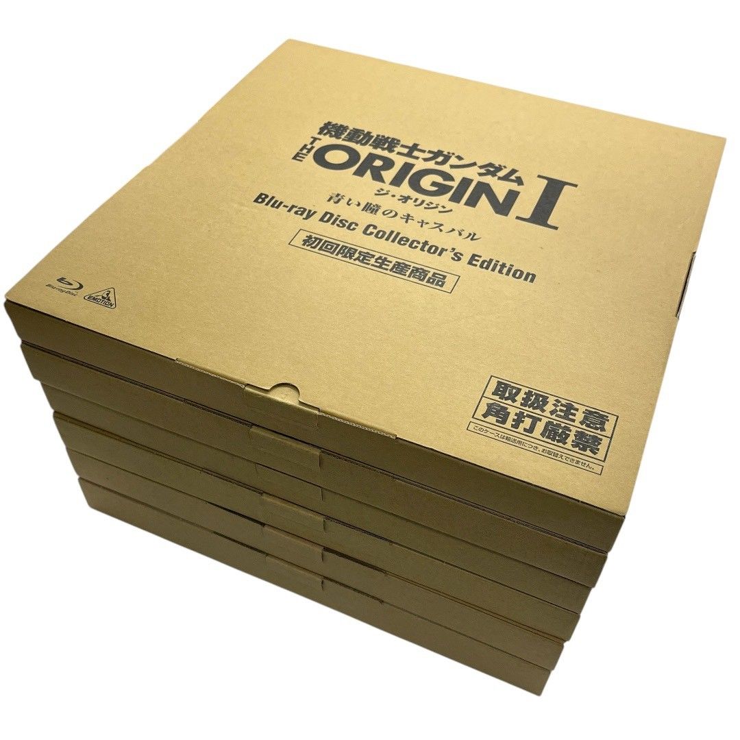 Blu-ray 機動戦士ガンダムTHE ORIGIN Blu-ray Disc Collector s Edition 初回 生産 全6巻セット nn