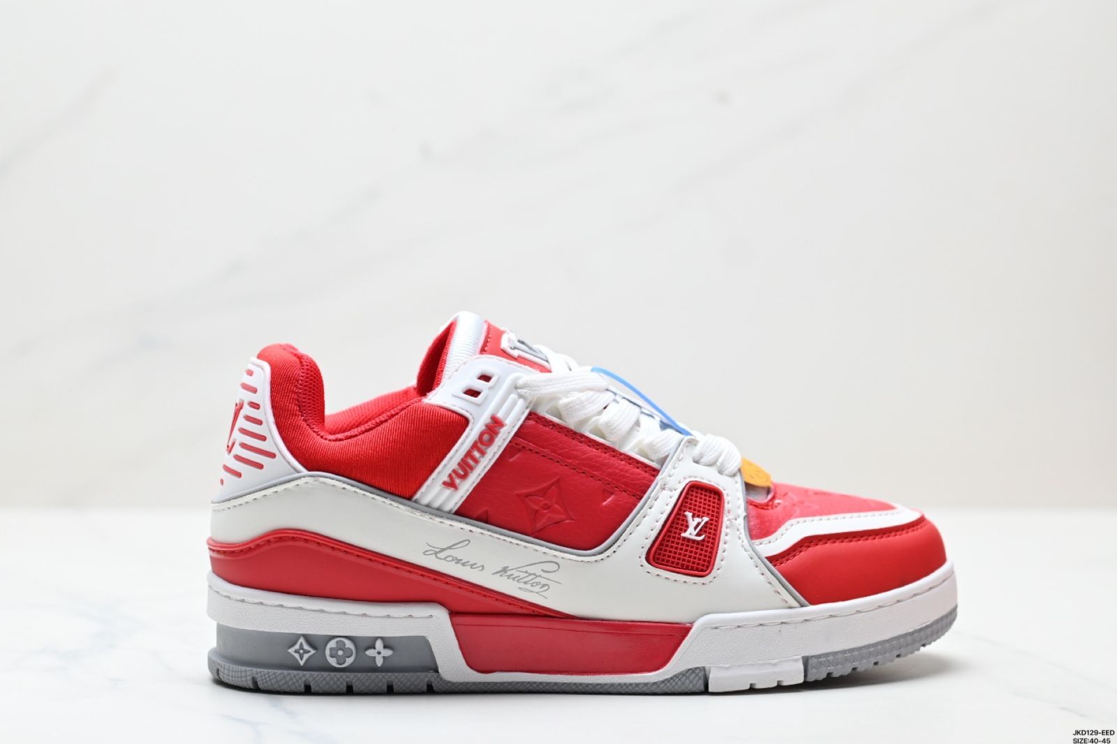 全新 ルイ ヴィトン トレーナー スニーカー ロー カジュアルスポーツシューズ 08