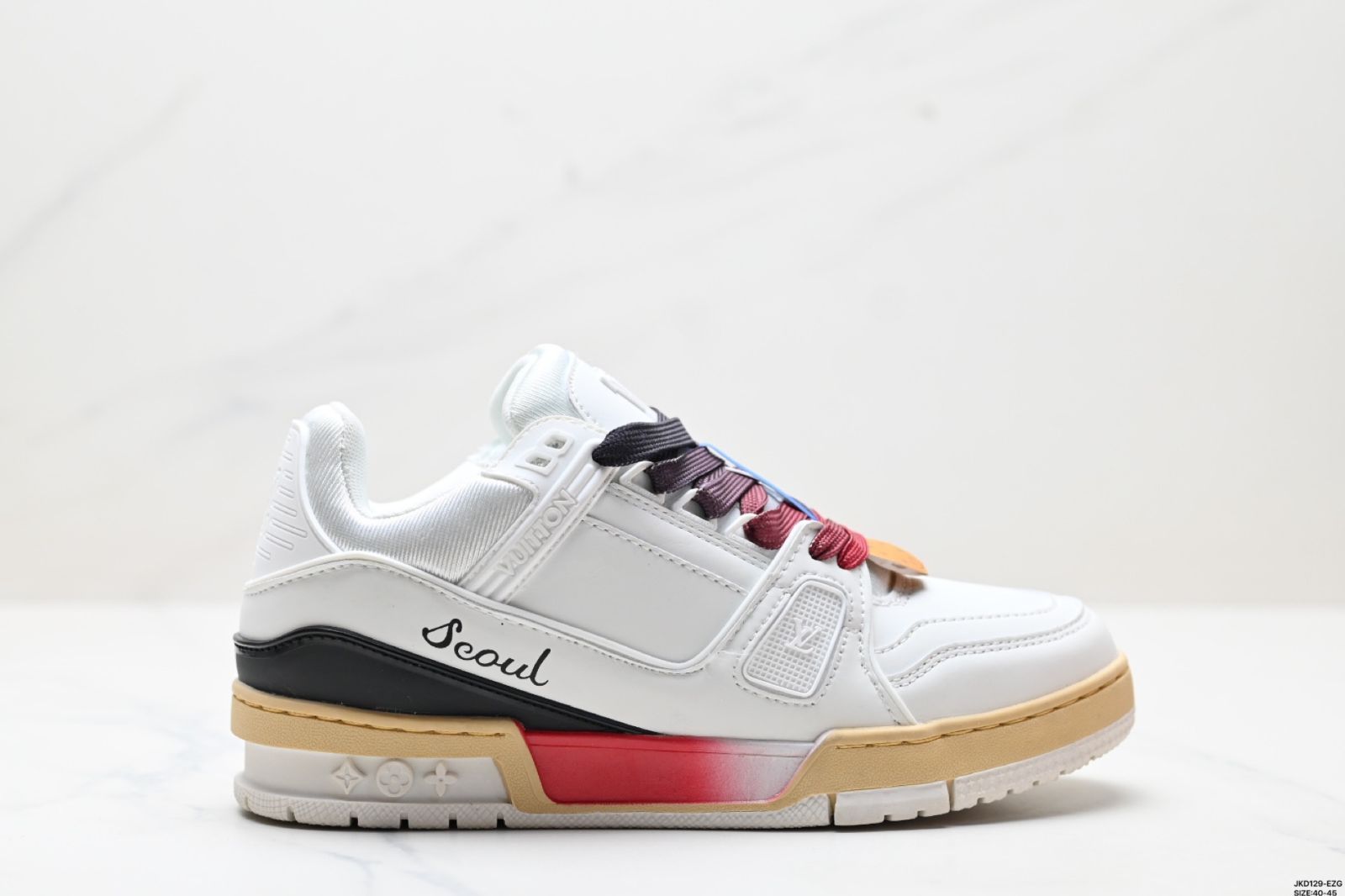 全新 ルイ ヴィトン トレーナー スニーカー ロー カジュアルスポーツシューズ 18