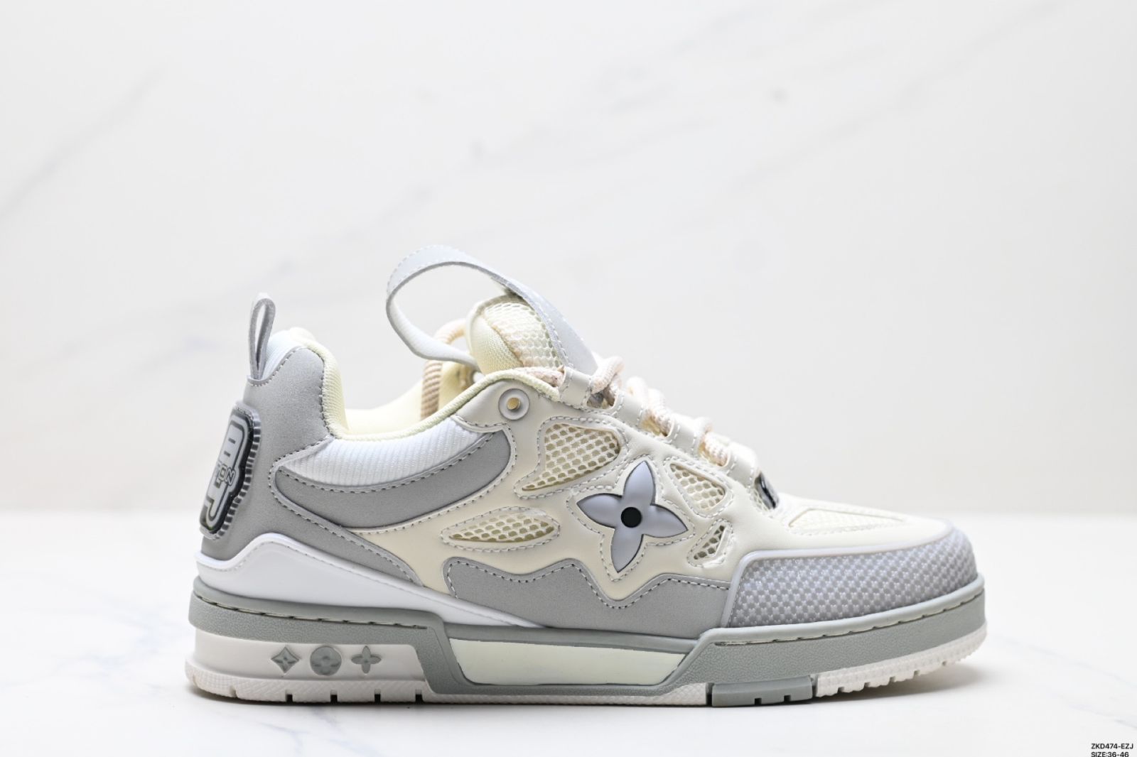 全新 LV スケート メンズ＆レディース スニーカー モノグラム レザー スケートシューズ01