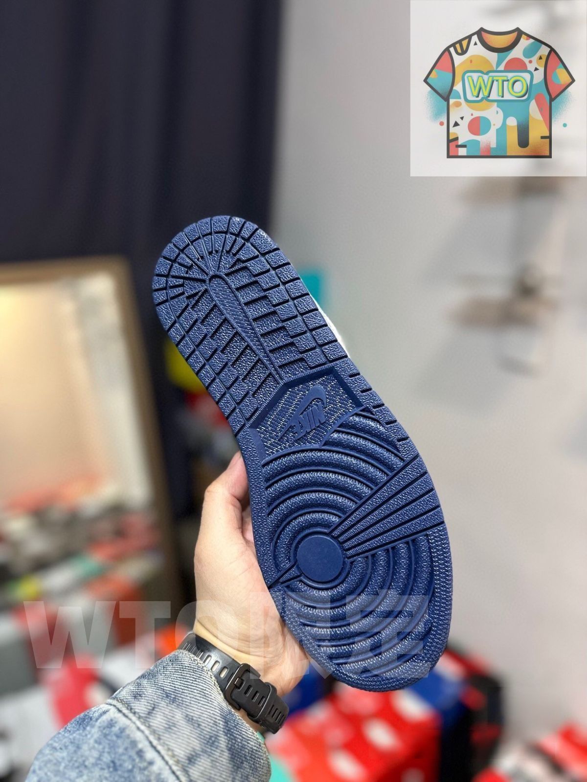  お げ 即 NIKE AIR JORDAN 1 LOw wASHED DENIM 男女兼用ジョーダン-WTO輸入-BHK 45 スニーカー 靴