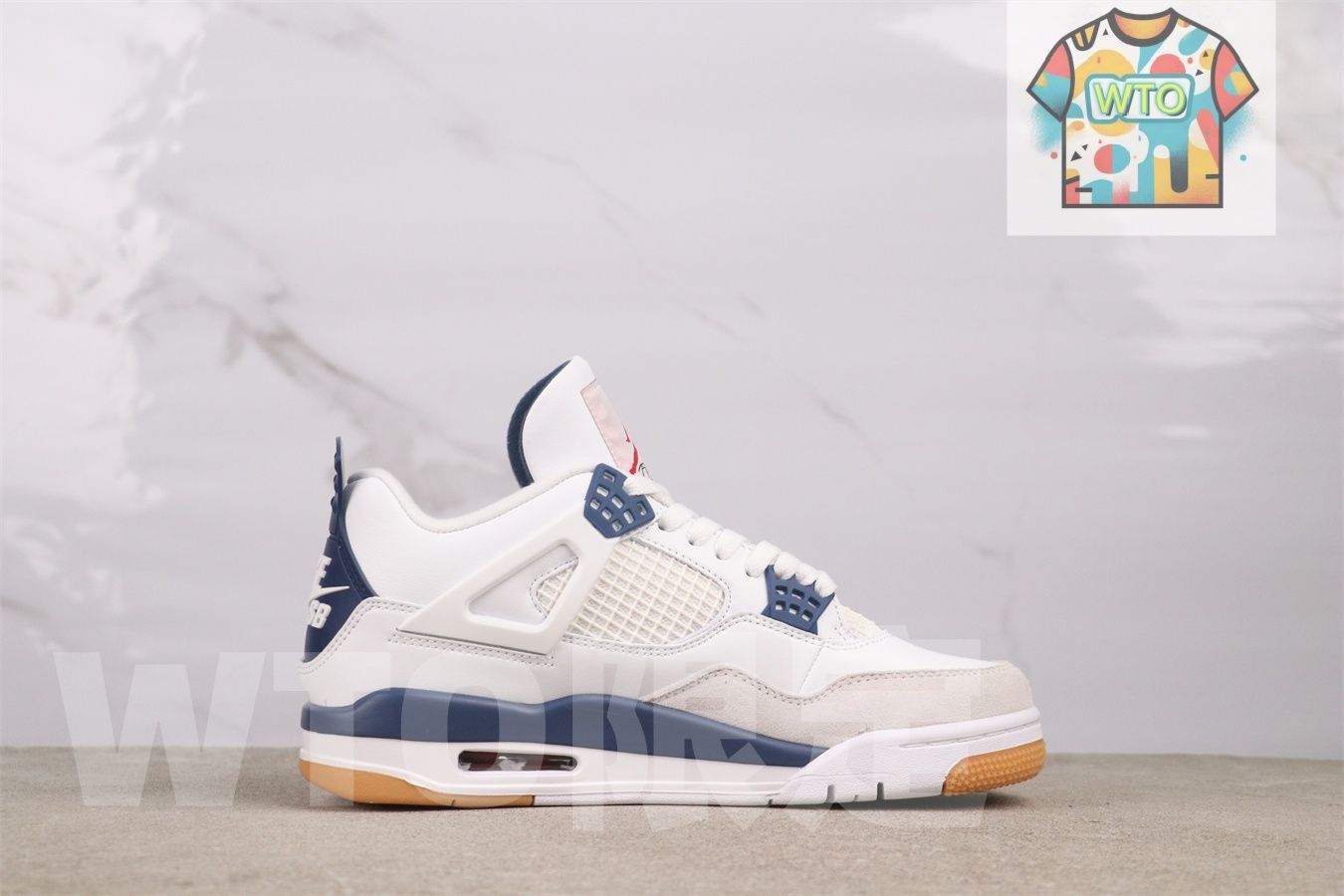 ナイキ SB エアジョーダン4 レトロ SP サミットホワイト ネイビー DR5415-100